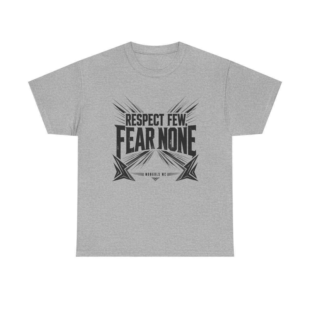 Mongols MC "Respect Few, Fear None" Unisex Tee - alternate angle 2, merchandise