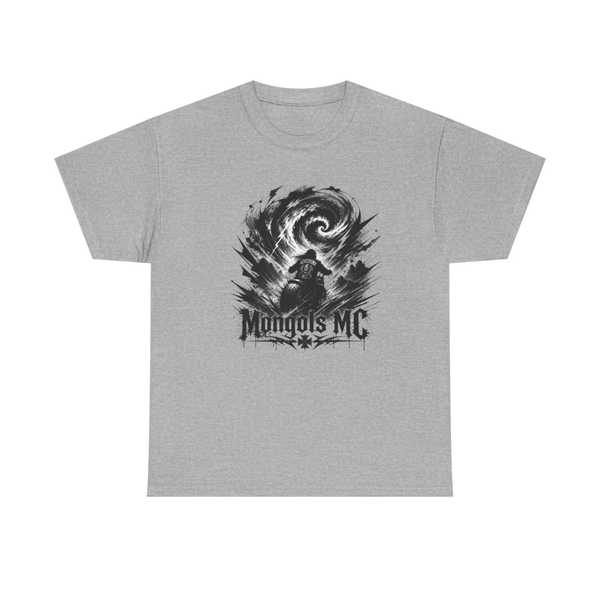 Mongols MC "outlaw spirit" Unisex Tee - alternate angle 2, merchandise