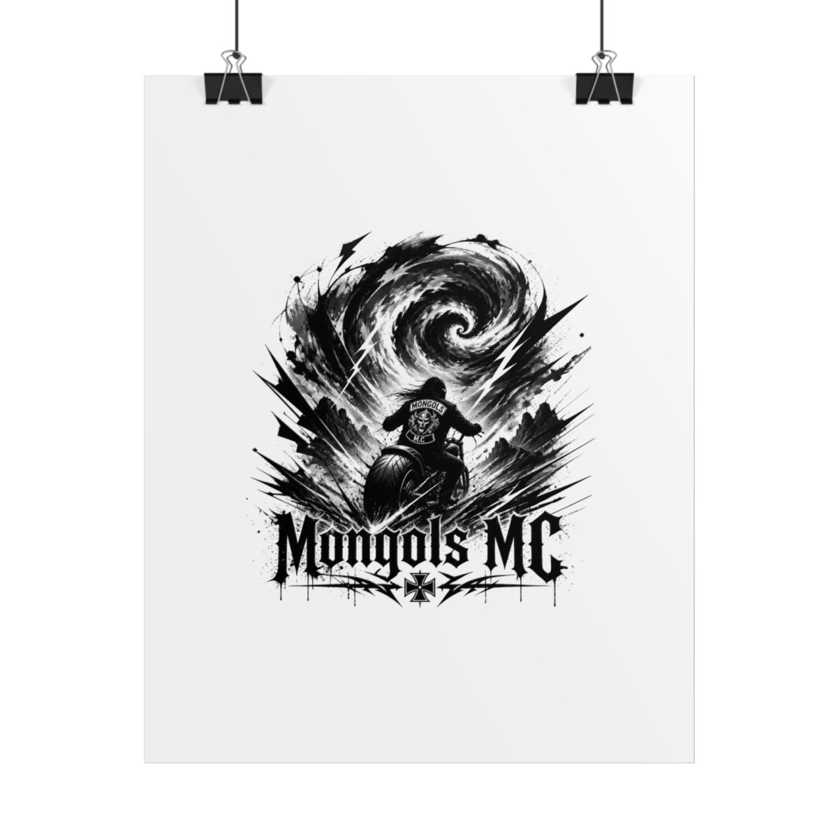 Mongols MC "outlaw spirit" Poster