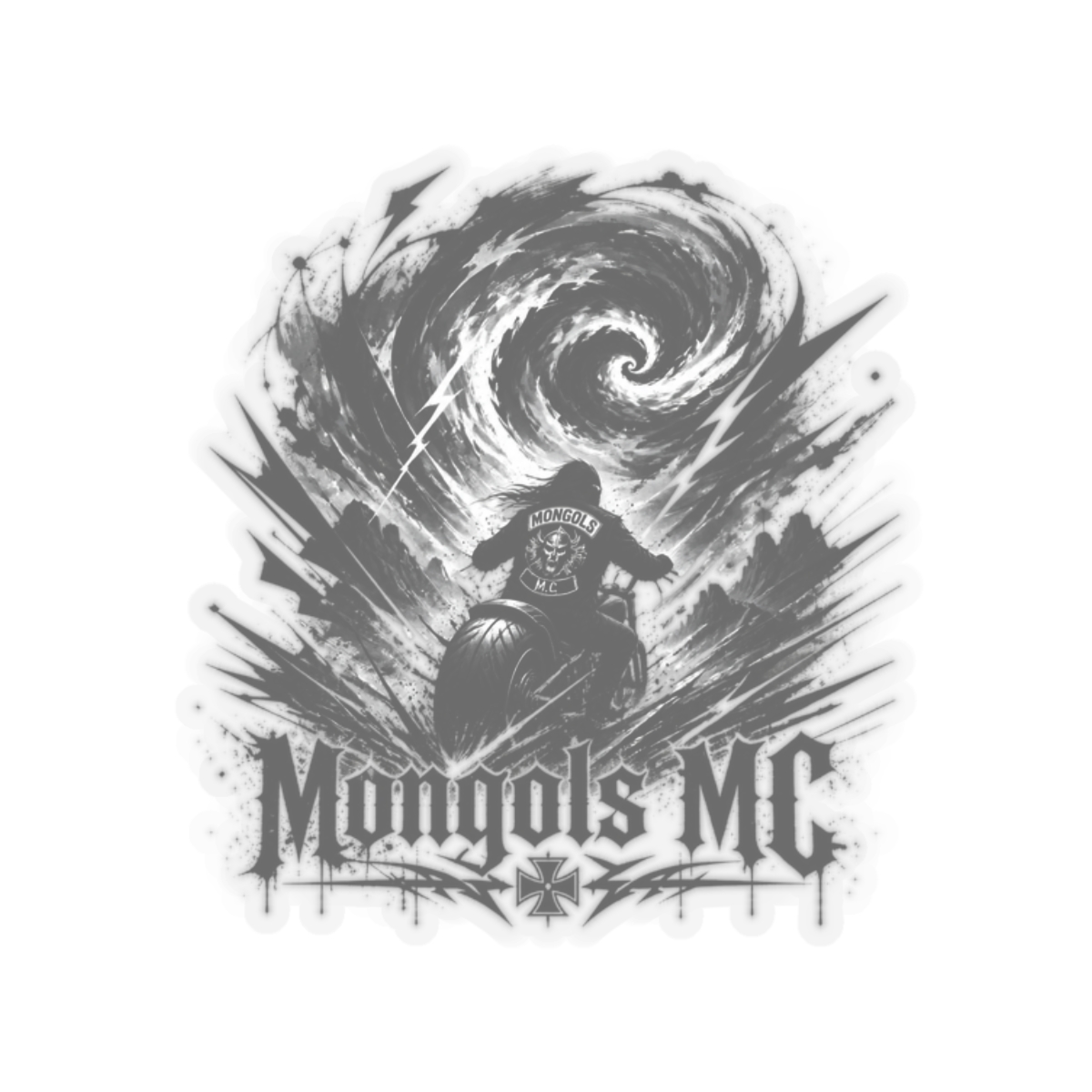 Mongols MC "outlaw spirit" Sticker