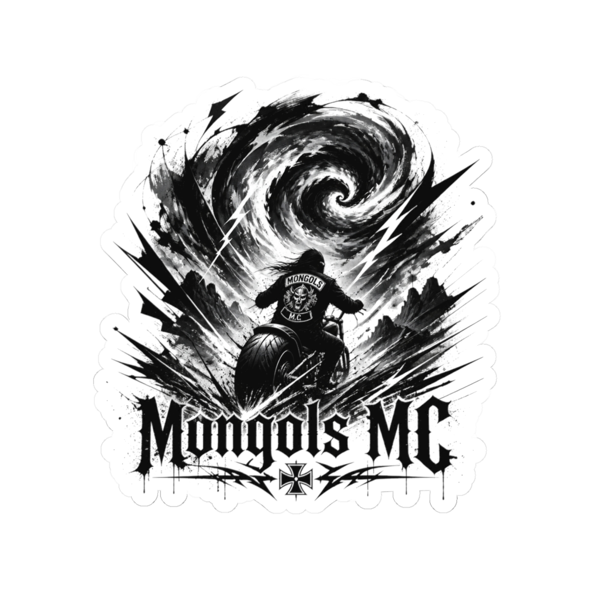 Mongols MC "outlaw spirit" Sticker