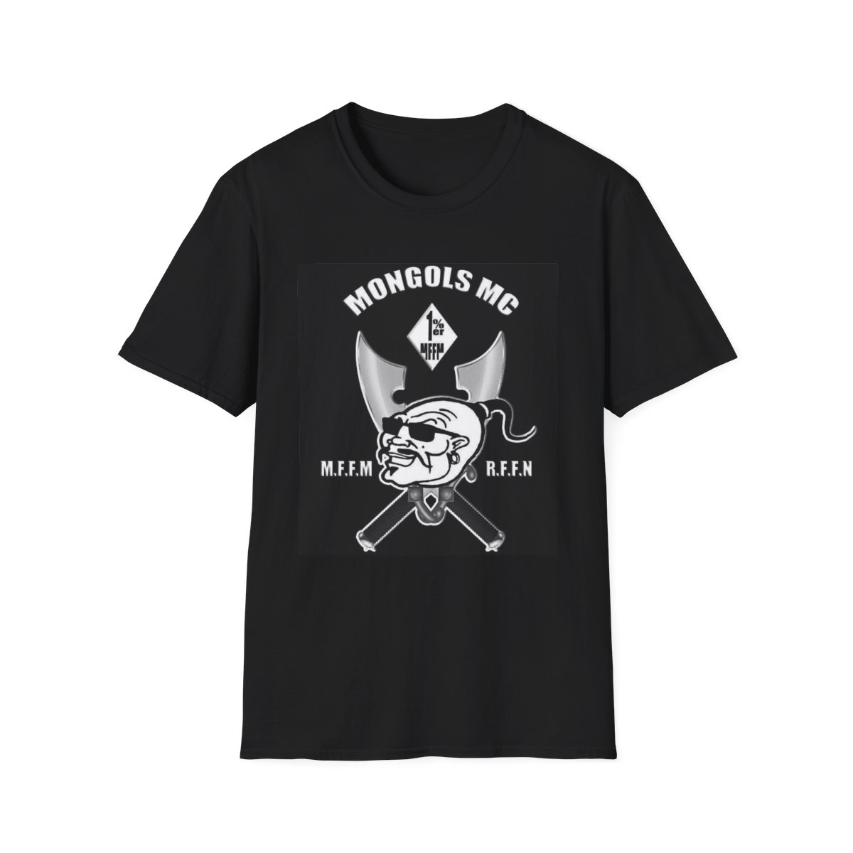 Mongols MC logo T-Shirt | Biker Club Skull Axes Tee | Mongols MC