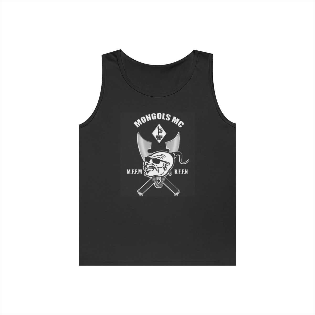 Mongols MC Skull and Crossed Clubs Tank Top | Biker Club Logo | Mongols MC