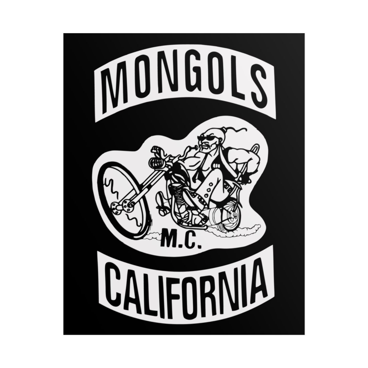 Mongols California Motorcycle Poster | Mongols MC