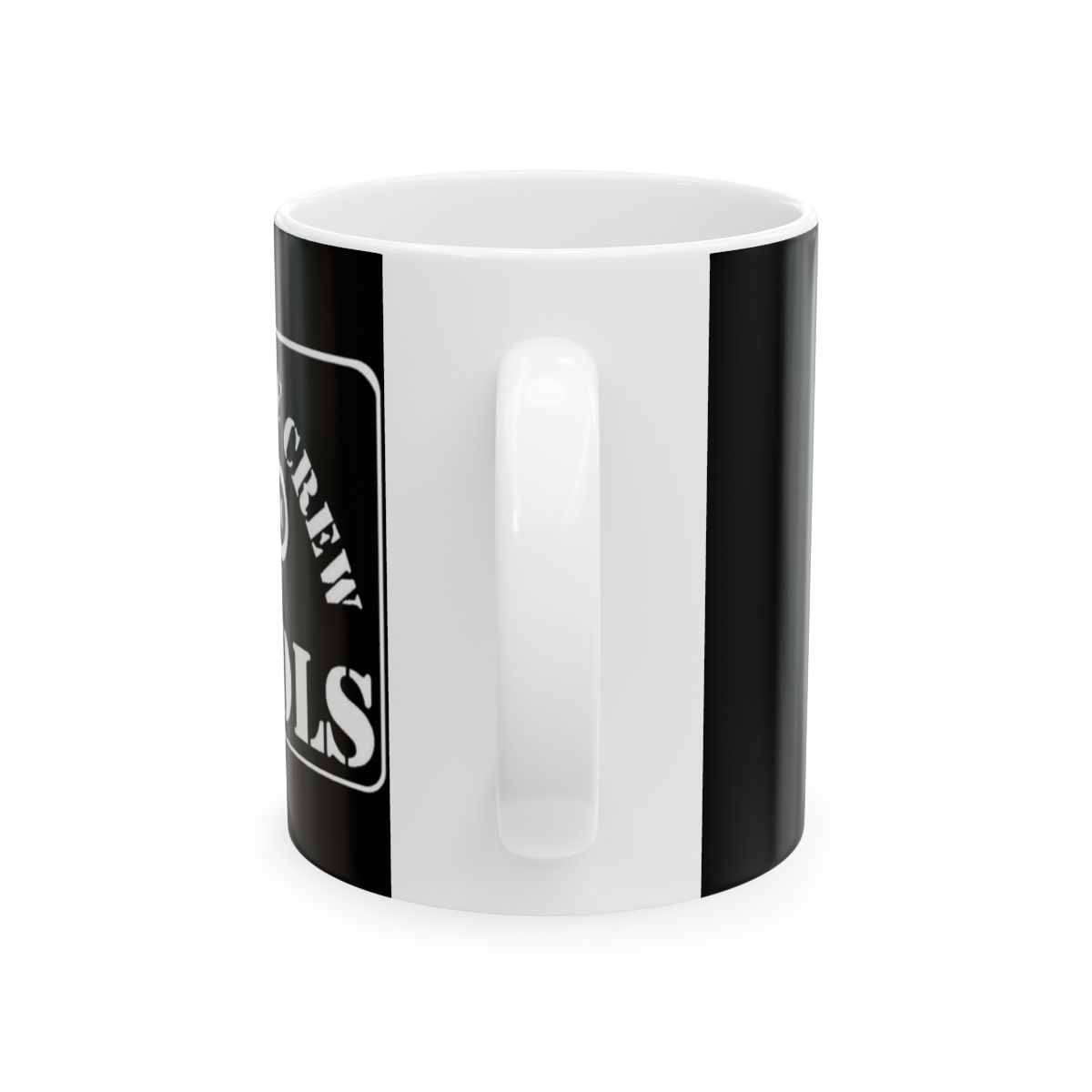 Black Metal Band Logo Mug | Ceramic Coffee Mug | Mongols MC - alternate angle 2, merchandise