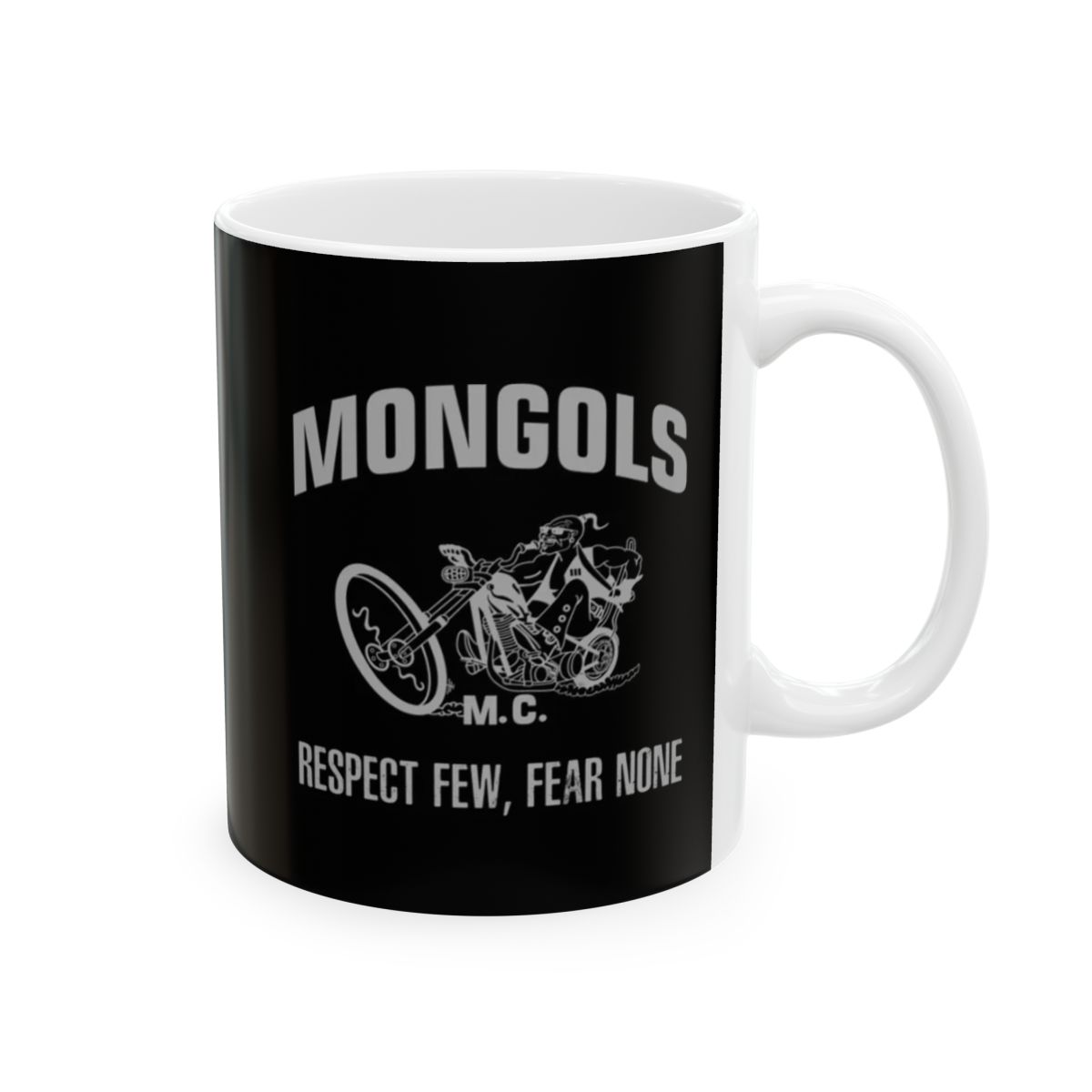 Meds & Mugs design Mug | Ceramic Coffee Tea Cup | Mongols MC - Mongols official Mugs & Drinkware merch